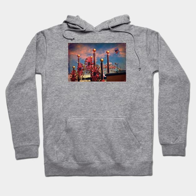 Luna Park, Brooklyn, New York Hoodie by Chris Lord